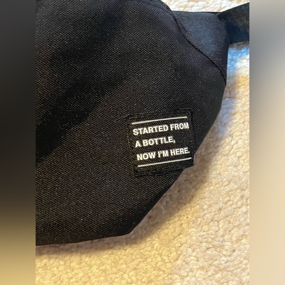 Ardene Black Fanny Pack With Clip “Started from a bottle, now I’m here” - Picture 2 of 7